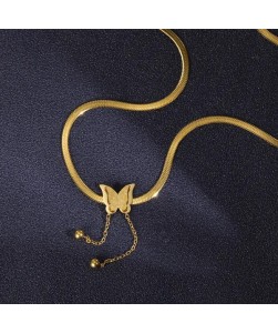 Butterfly Snake Chain Necklace