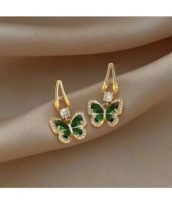 Unique Butterfly Drop Earring