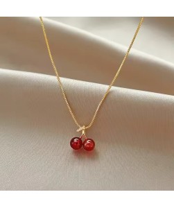 The Red Cherry Necklace